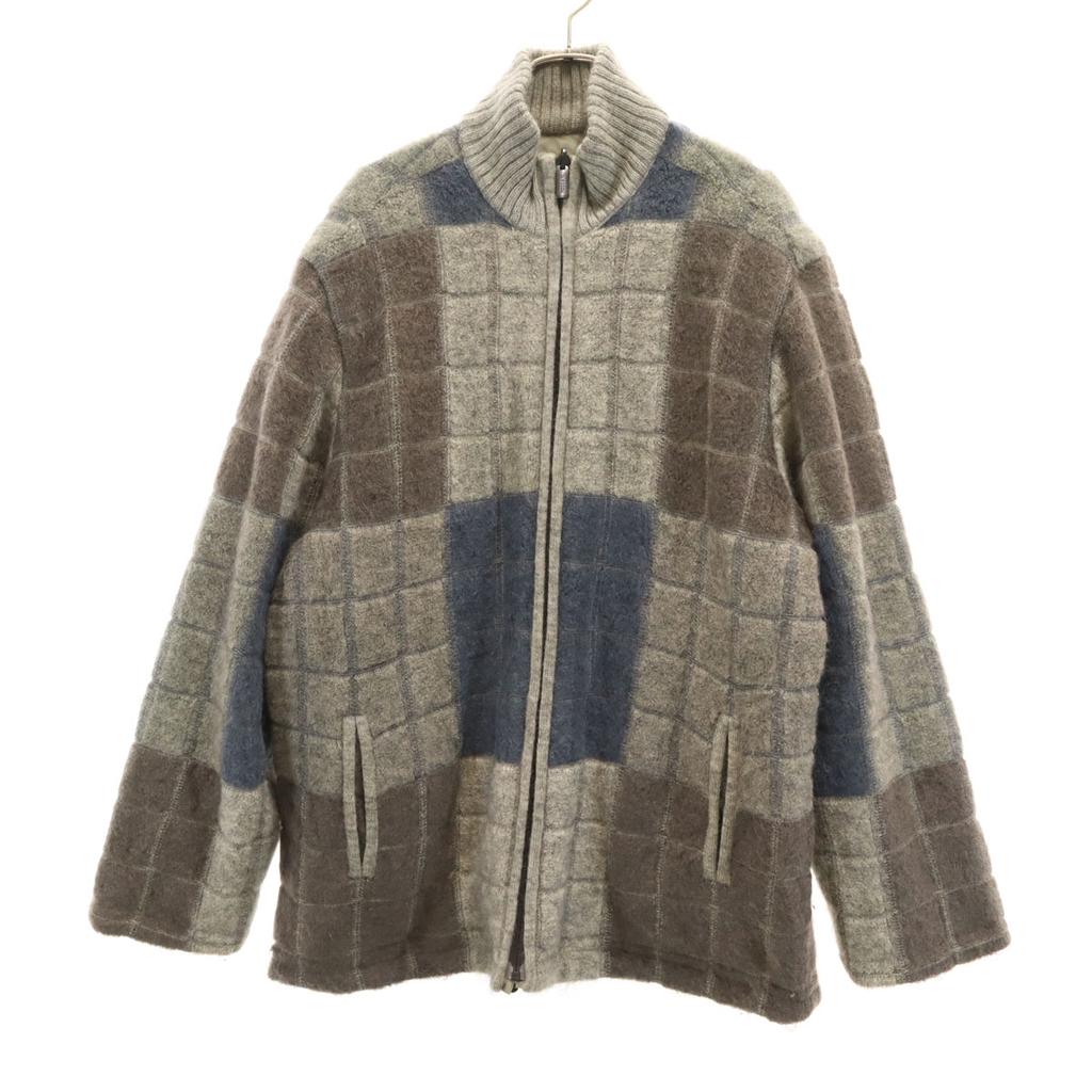 Missoni Двусторонняя куртка 50 размера Светло-серая Мужская Б/У Сделано в Италии