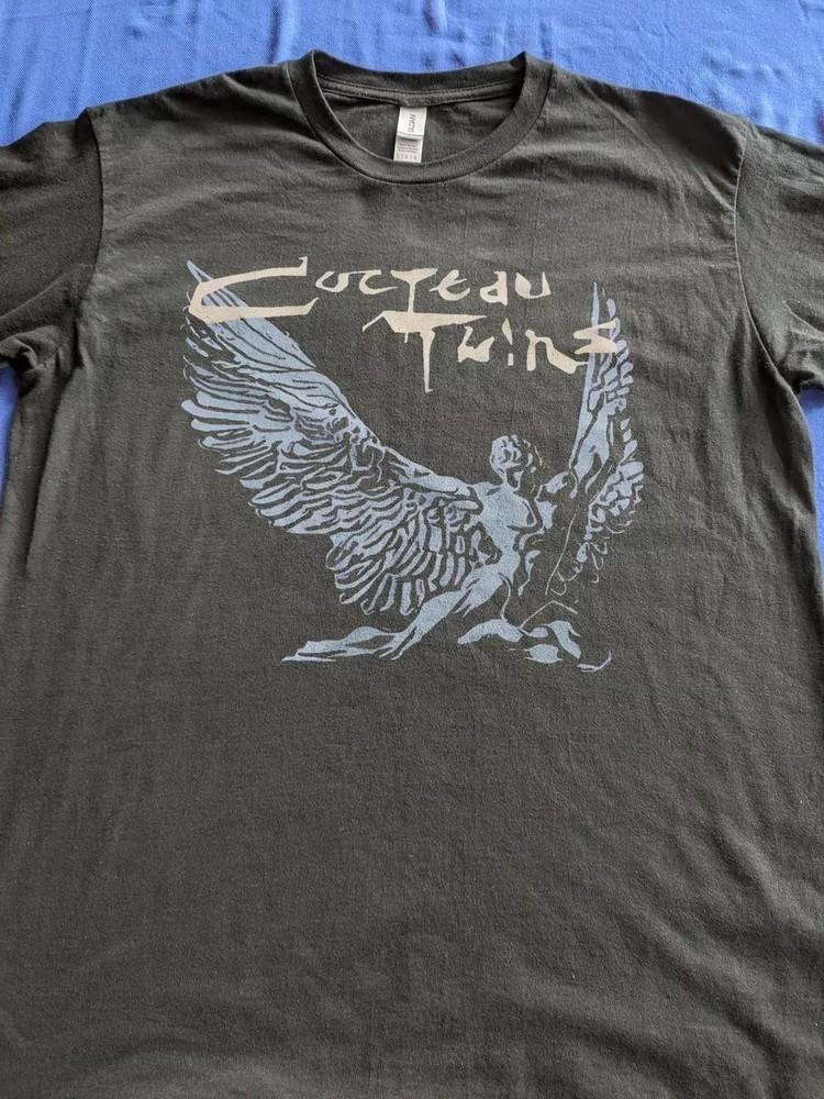 Черная футболка Cocteau Twins, Мерч группы, Унисекс S-4XL, Унисекс футболка