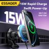Essager 15W Car Charger Holder Adjustable 360 Degrees Fast Charging Magnetic Car Holder Wireless Charger For iPhone 16 15 14 Pro2