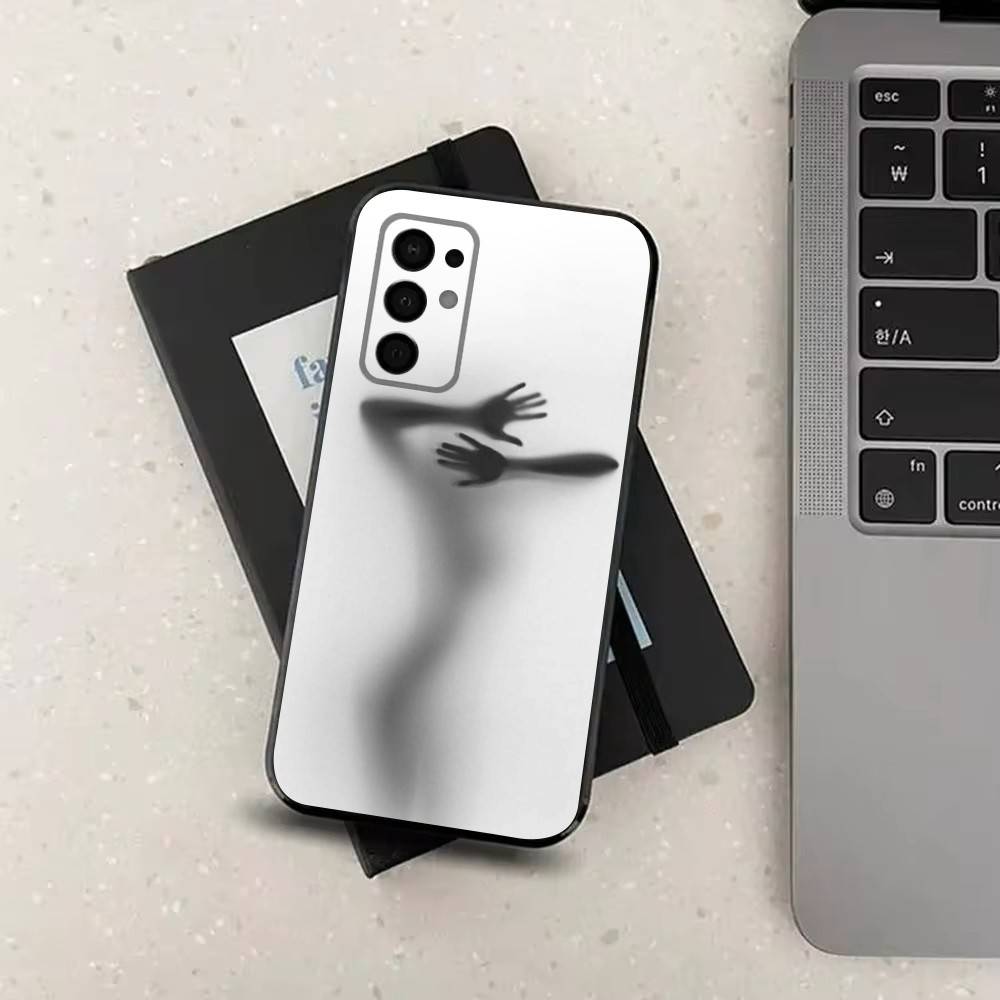 Sexy Girl Silhouettes Phone Case For Samsung Galaxy A73,31,32,72,41,53,52,71,22,5G,Note,J7,8,9 Soft Black Silicone Cover