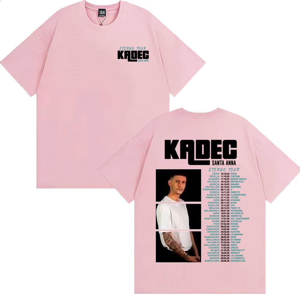 Kadec Santa Anna Eterno Tour 2026 Graphic Tshirts Men Women Fashion Vintage Short Sleeve T Shirts 100 Cotton Oversized Tshirt