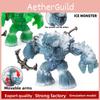 Синий Монстр Ледяные Фигурки Мифическая Модель Игрушка с Подвижными Конечностями для Игры Дети
