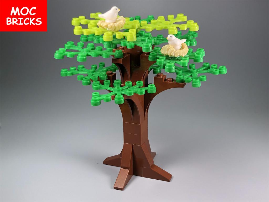 Конструктор MOC Животное Птица Воробей голубь мира Рюф Собирает Частицы Город Строительные Кирпичики Аксессуары Игрушки Пластиковый Материал игрушки