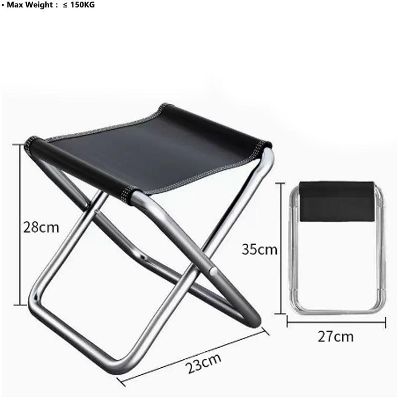 Стул для рыбалки на открытом воздухе, портативный складной алюминиевый складной стул для рыбалки, стул, сиденье, инструменты для пешего туризма, табурет для пикника, кемпинга, мини