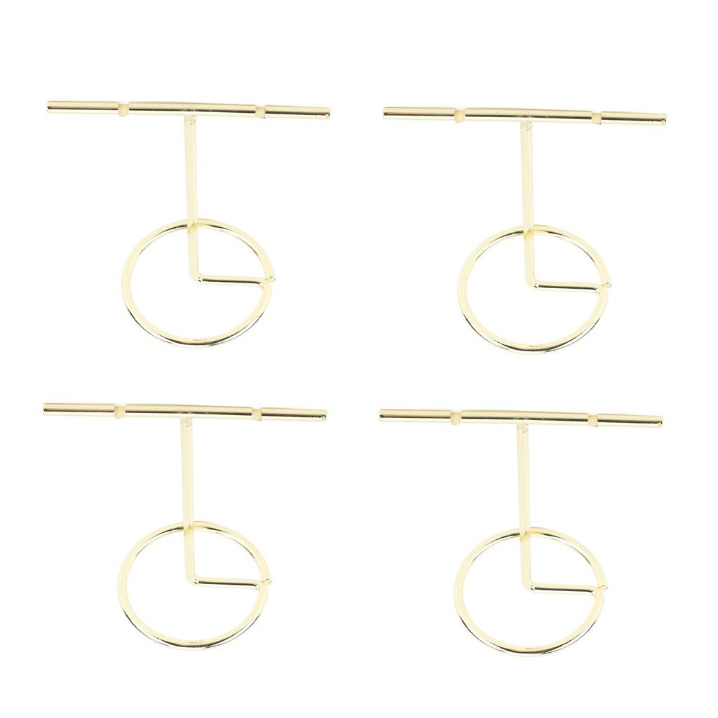4pcs T Shaped Earring Display Stand Jewellery Display Stand Photo Props T Shape Slotted Necklace Stand for Store Closet