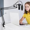 FIFINE USB Microphone Condenser Gaming Arm Stand Included Tripod Pop Guard Distribution AB USB PC Skype Live Game Working from Compatible with Windows