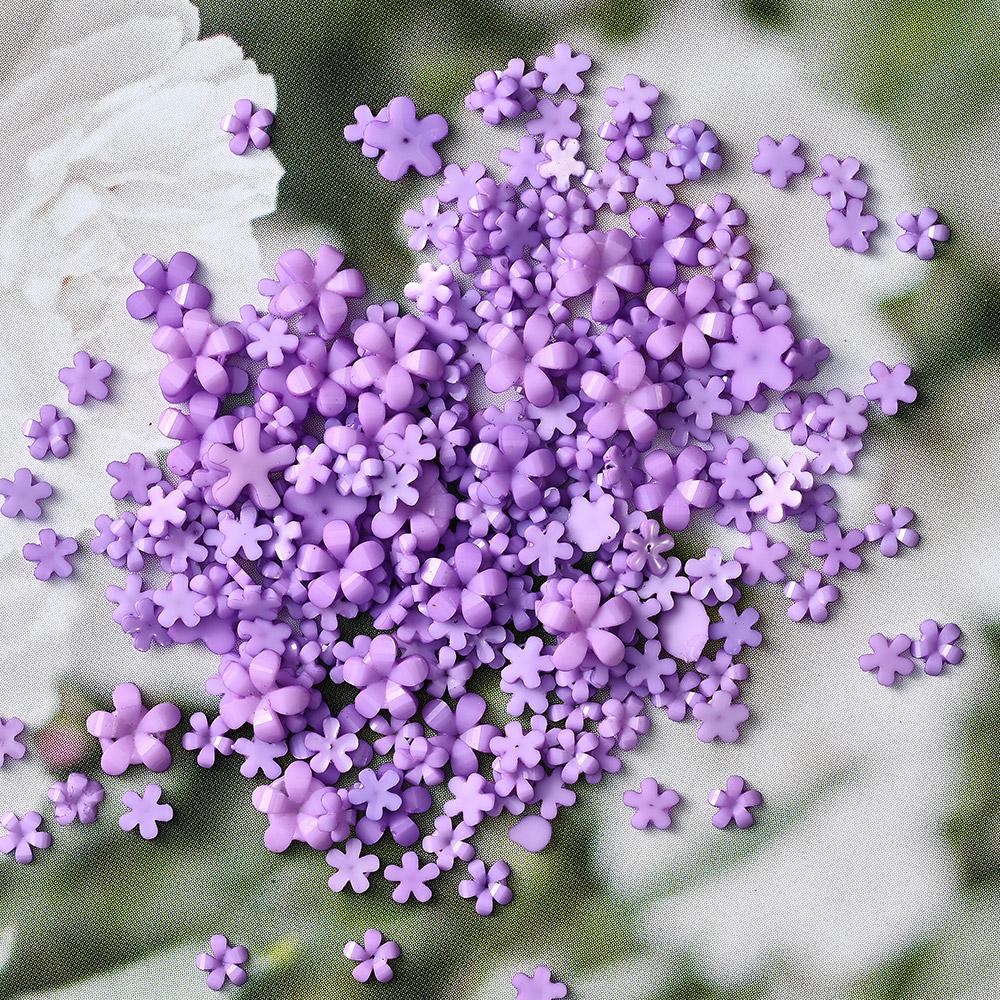 100 шт./пакет 3D акриловые цветы для ногтей подвески смешанного размера цвета украшения для ногтей стразы цветочки ювелирные изделия DIY аксессуары для ногтей