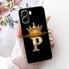 Для OPPO A6X A6 A6T Pro 4G 5G Модный чехол для телефона с буквой и короной Для Oppo A6x A 6 A6T Pro 4G Мягкие силиконовые TPU чехлы