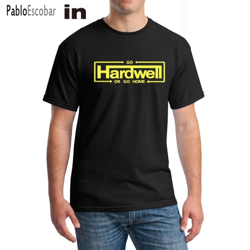 NEW GO HARDWELL OR GO HOME DJ Hip Hop Music Mens Men T Shirt Summer T-shirt Fashion Cotton T shirt European Size