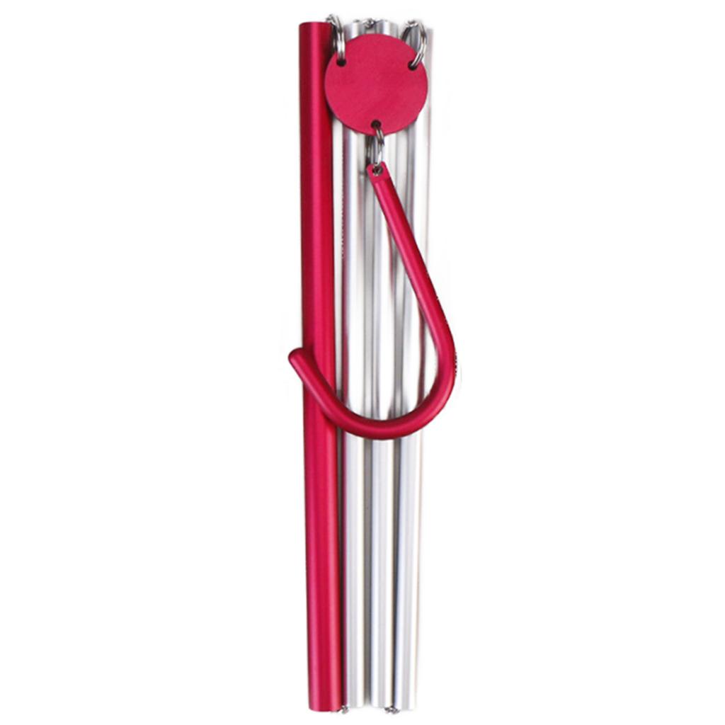 Outdoor Foldable Non-Slip Coat Drying Rack Aluminum Closet Organizer For Travel Hotel Camping Portable Clothes Hangers