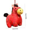 Mascot Dolls Plush Horse Keychain Creative Zodiac Pony Figurine Cartoon Steed Doll  Festive Decor