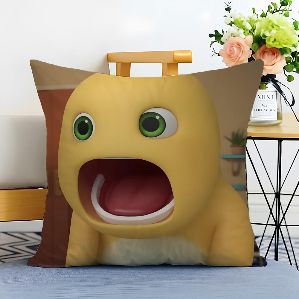Nai Long Cushion Cover Washable Linen Pillowcase Soft for Sofa Bed Cozy Home Room Decor