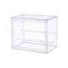 1pc Three Layer Acrylic Display Rack Transparent Ladder Handmade Anime Car Model Blind Box Storage Box Jewelry Sorting Box