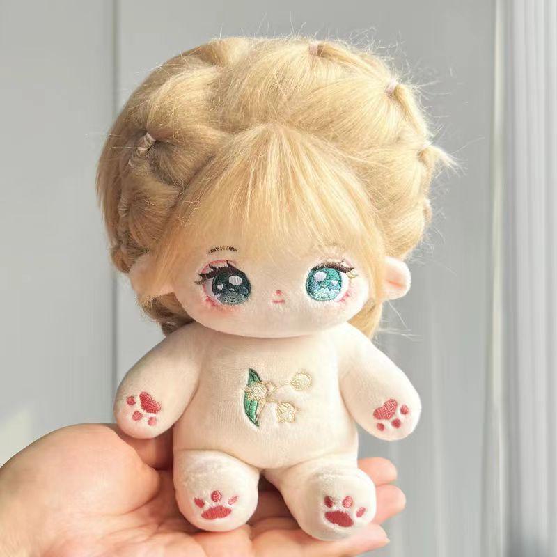 20 см плюшевая хлопковая кукла Kawaii Idol мягкая суперзвезда фигурка куклы милое тело цветущая вишня девочка кукла может менять одежду подарок