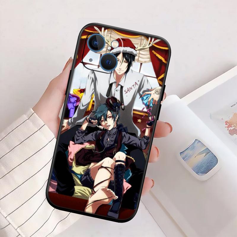 RP7 Black Butler Phone Case for Samsung Galaxy S20 S21 S22 Ultra FE + Plus A21S A22 A24 A25 A26 A30 A30S A31