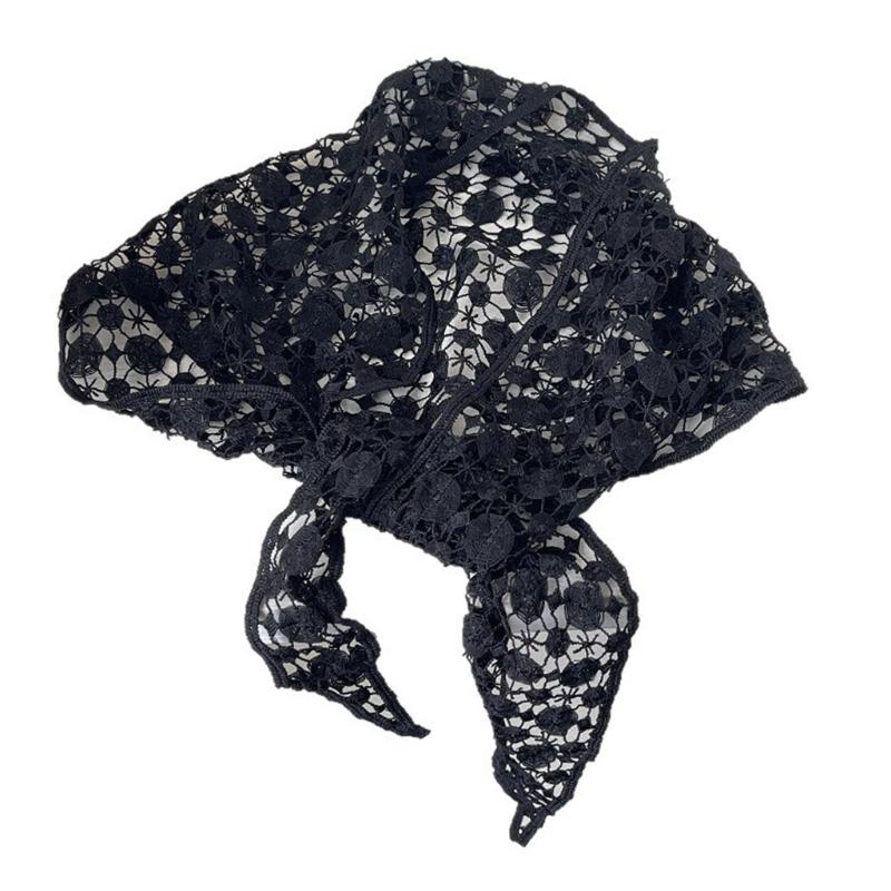 Aesthetic Hollowout Scarf Bohemian Shawl Headwear Waist Scarf Bag Band For Women Various Occasion Popular Photo Props
