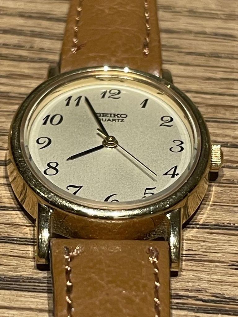[USED] Seiko Quartz Women's Watch, Gold, Trial Wear Only