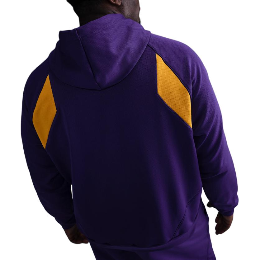 Nike Therma-Fit Swoosh SS25 Hoops DNA Серия Kobe Удобная толстовка с капюшоном Мужские толстовки Court-Purple University-Gold HJ8109-547