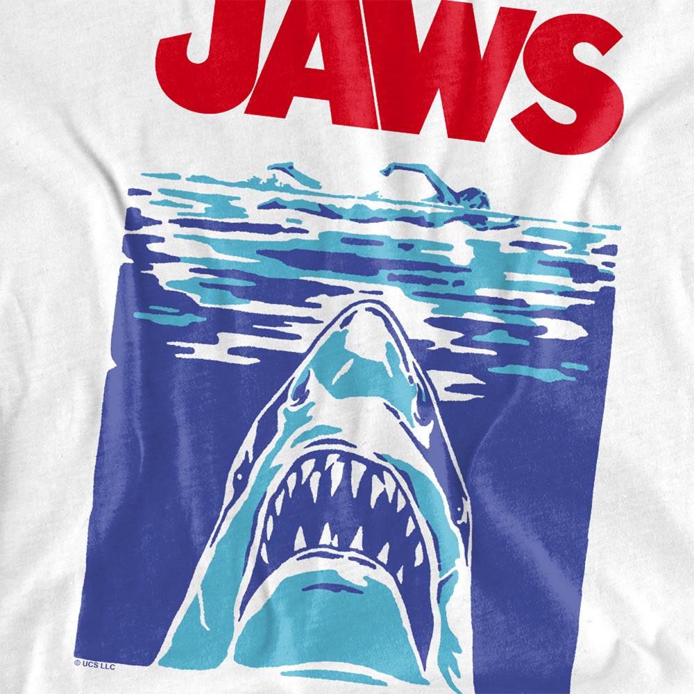 Jaws Childrens/Kids 50th Poster T-Shirt