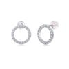 Серьги Discovery Silver S925, круглые серьги из муассанита, украшения для ушей