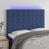 VidaXL LED Headboard Bedroom Furniture Double Bed Accessory Head of Bed Frame Interior Blue 3122428