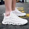 Men'S Shoes Summer Breathable Ice Silk Mesh Sneakers Men'S Ultra-Light Twist Sole Running Shoes Large Size White Shoes
