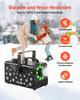 Snow Machine, Powerful 900W, Handheld/Hanging Snow Maker with Ambient Light, Wireless Remote Control Snowflake Maker with 1L Fluid Tank, Outdoor