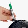Car Tire Tread Depth Gauge Color Coded Portable Motorcycle Accurate Professional Supplies Truck