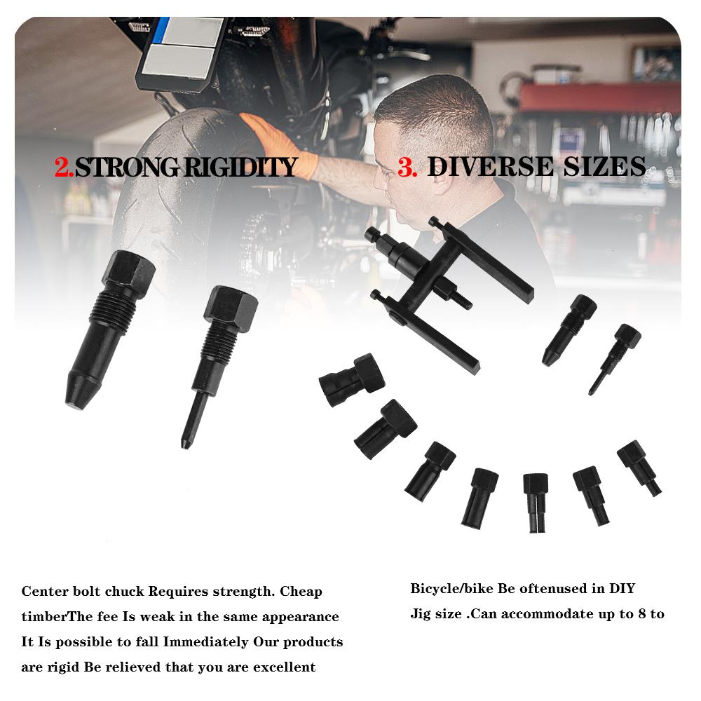 Aluminum Wheel Bearing Kit Motorcycle Bearing Disassembly Tools Remover Automotive Tools 10 Pcs/Set Portable Repair Kit Seal Driver Installer