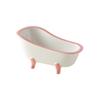 Creative Bathtub Mug Cocktail Glass Ceramic Bathtub Dessert Bowl Pink Tub Wine Cup Mug Cold Drink Smoothies Dessert Cake Bowl