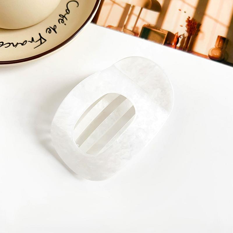 Заколки для густых волос Плоские зажимы-когти Прочный захват Гибкие зубцы Удобный изогнутый дизайн Для всех текстур волос