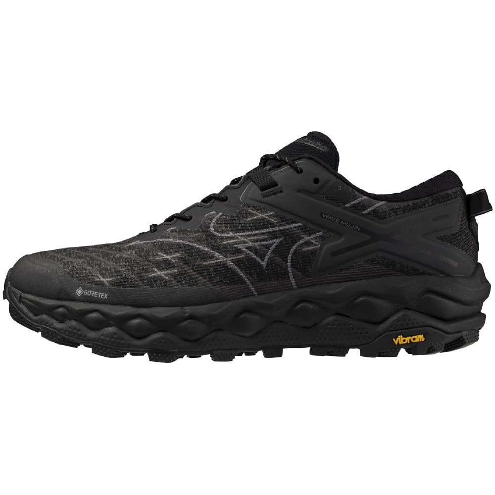 Mizuno Wave Mujin LS GTX Waterproof Perfect for and Size 2E Gore-Tex Sneakers, Commuting, School, Lifestyle, Stylish, Black, 26.0 Cm,