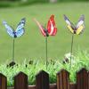 15шт искусственная имитация бабочки колья сад двор растение газон украшения