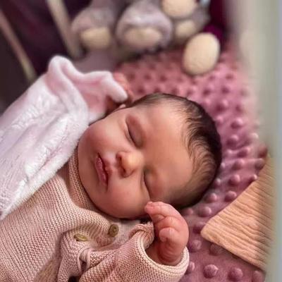 (49 см Полный силиконовый винил) 19-дюймовая Реалистичная Кукла-Реборн Малыш Бебе Кукла Лулу Реборн Младенец Мягкое Тело Кукла Игрушка Рождественские Подарки-Сюрпризы Куклы Игрушка