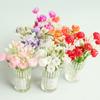 Multicolor Dollhouse Flower Vase 1/6 1/8 1/12 Dollhouse Ornament Toy Doll Floral