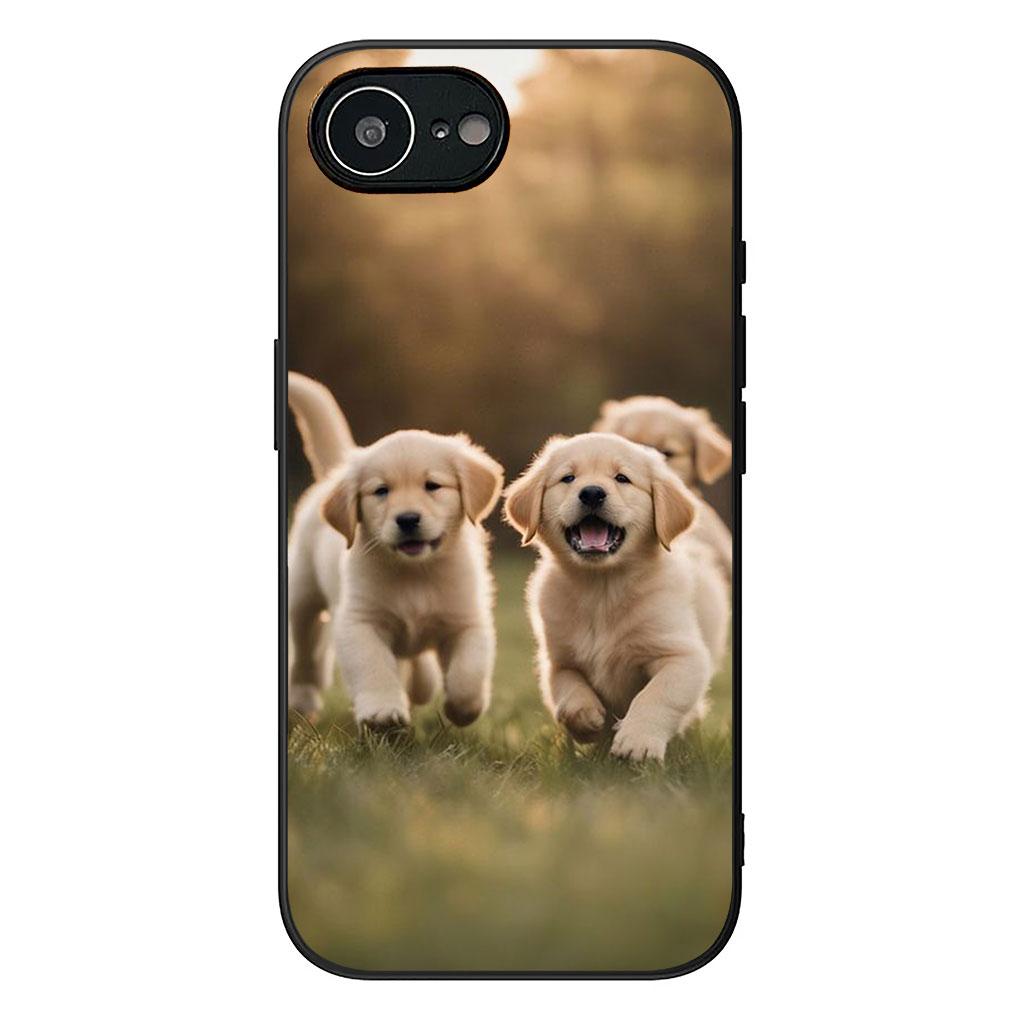 Soft Cover for Samsung Galaxy S25 S24 S23 FE Plus Ultra S7 Edge A16 A15 5G s25+ Coque Phone Case Golden Retriever Dog