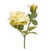 Faux Flower Attractive Easy To Care Lightweight Great 2 Heads Fake Rose Flower Decoration for Household