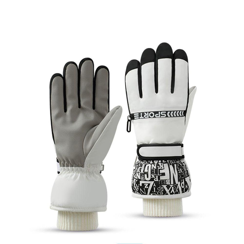 Сенсорный экран Теплые перчатки для велоспорта Водонепроницаемые варежки для сноуборда Перчатки для горнолыжного спорта на открытом воздухе