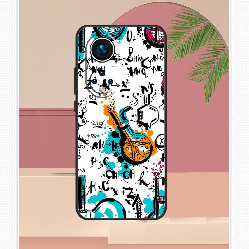 Винтажный Бесшовный Химический Лабораторный Чехол Для Honor Magic 5 6 7 8 Pro Honor X9c X9b X9a X8b X8a X8c 50 70 90 400 200 Lite Чехол