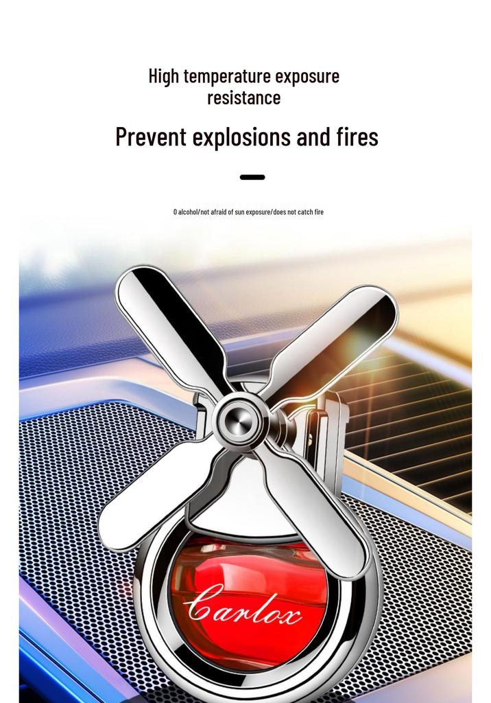 Perfect for car perfume, aromatherapy, air vent fan, luxury car décor, with a long-lasting light fragrance refill.