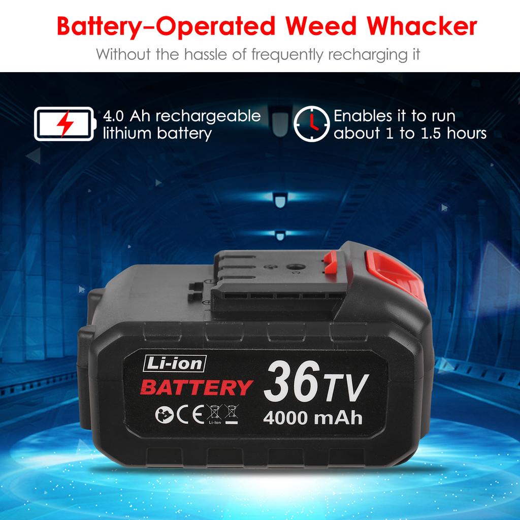 Аккумуляторный триммер-кромкорез 21 В, питание от аккумулятора, электрокоса, электрический кусторез, ножницы для травы, кусторез с 4 Ач