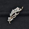 National Diamond Brooch Brooch Atmospheric Elegant Pin Fixed Clothes Coat Shawl Buckle Accessories Women