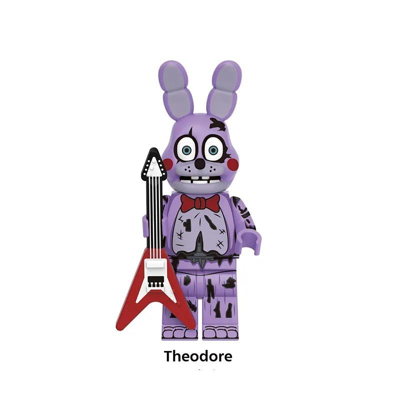 НОВЫЕ фигурки из игры FNAF Nights, мини-фигурки, конструктор, скелет, игрушки-триллеры, подарок, детские игрушки, форма, король