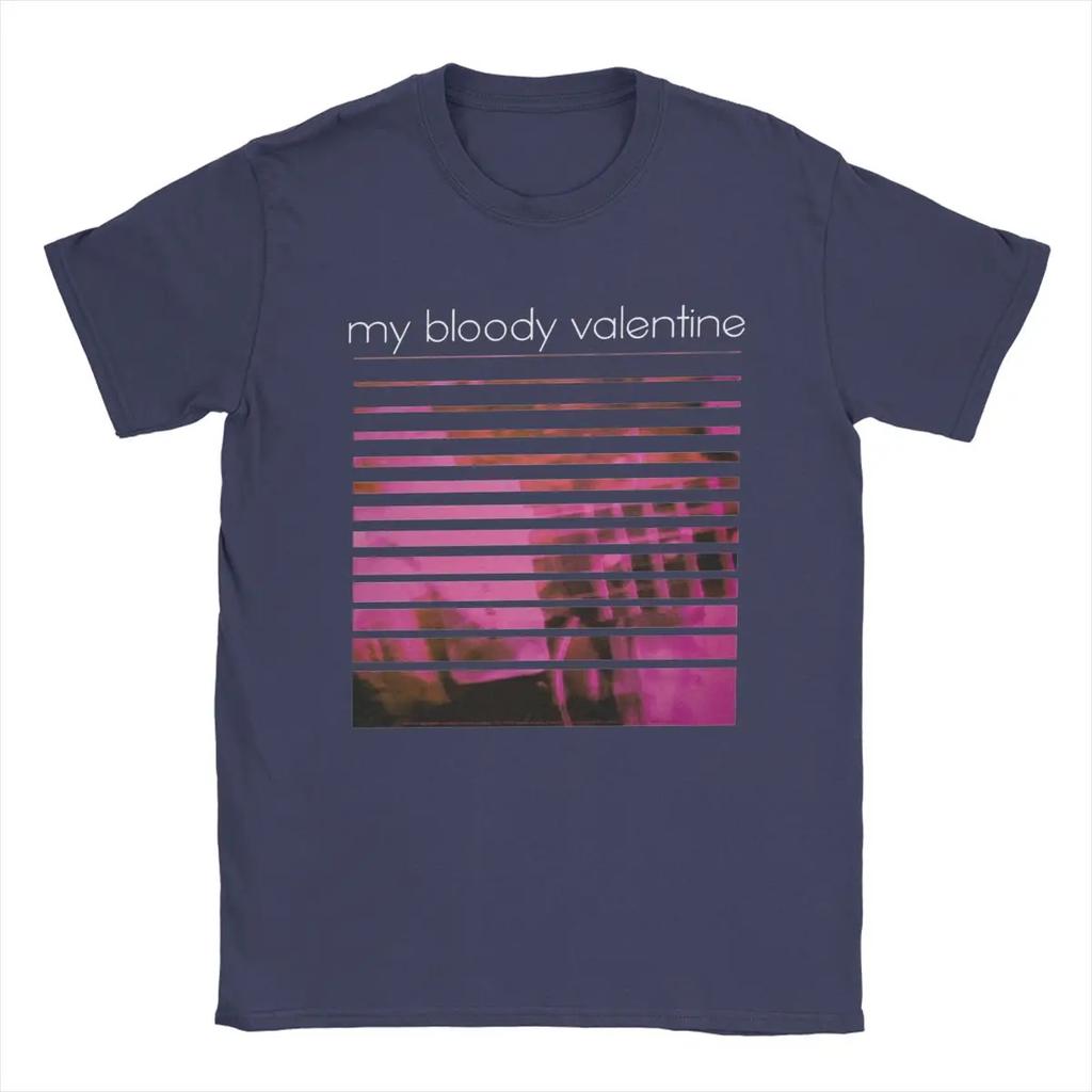 Футболка My Bloody Valentine Loveless Tribute, мужская футболка из чистого хлопка с юмором, футболки с круглым вырезом, короткий рукав, одежда больших размеров