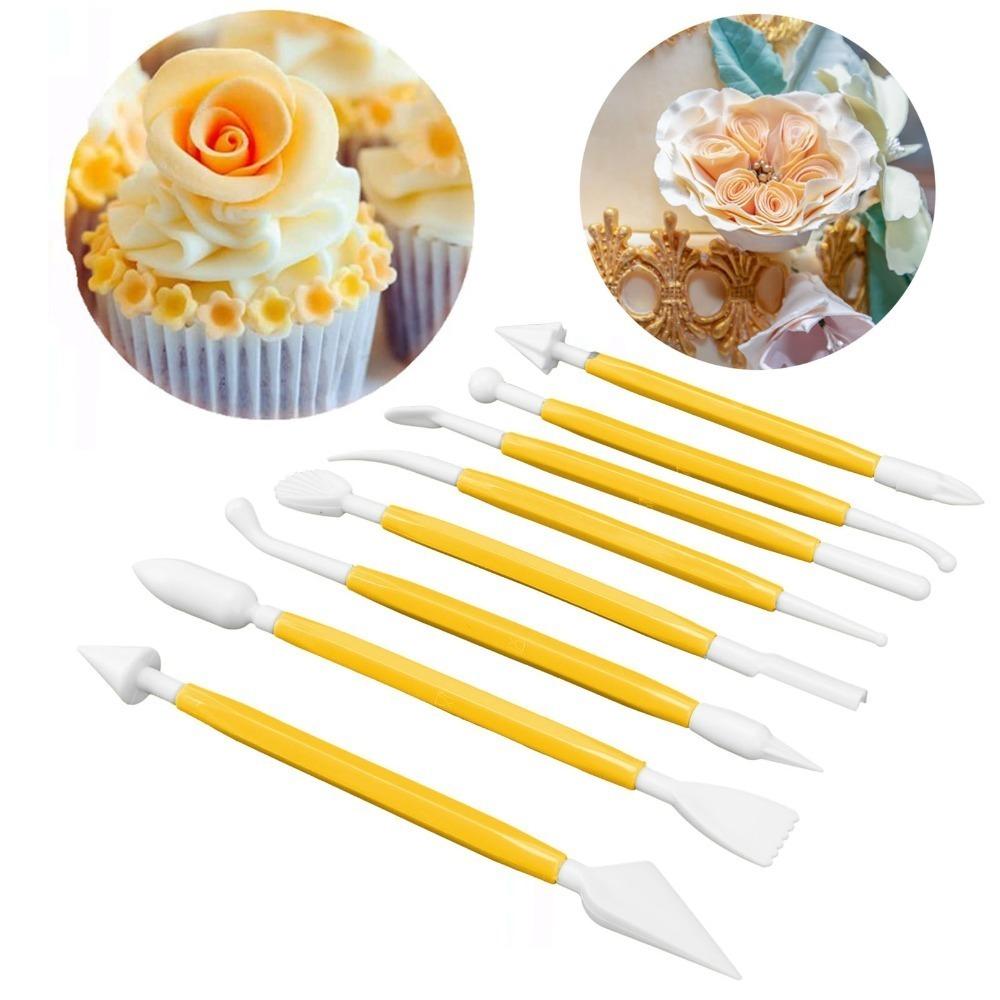 8Pcs Fondant Decorating Tool Set Double Ended Cake Decorating Tools Kit For Beginners