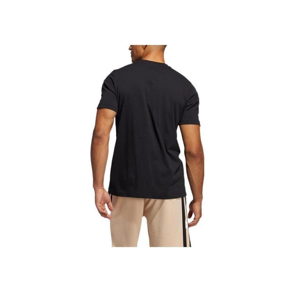 Adidas Футболка с коротким рукавом и принтом персонажа баскетбола Dame Abstract T Lillard, мужские топы, черная GH6718