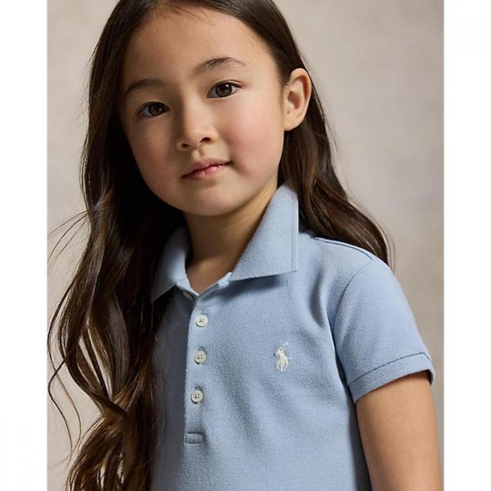 Polo Ralph Lauren Девочки Эластичное Сетчатое Платье-Поло 2 6 Лет Cwpodrsr3d21157400