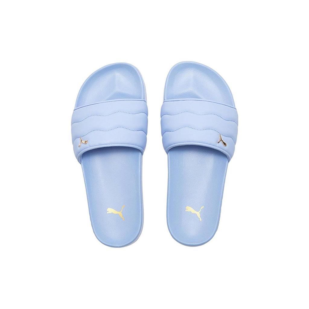 Puma Leadcat 2.0 Puffy Удобные резиновые шлепанцы Женские сандалии Синие 389557-03