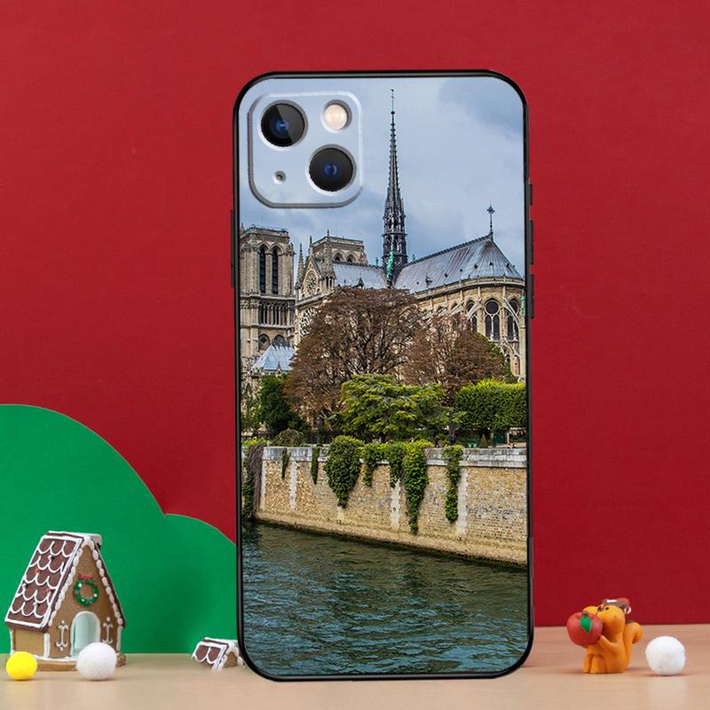 Чехол для телефона Нотр-Дам-де-Пари для iPhone 16 Pro Max 11 12 13 14 15 Pro Mini XS X XR 16 Plus 16e Cover Coque