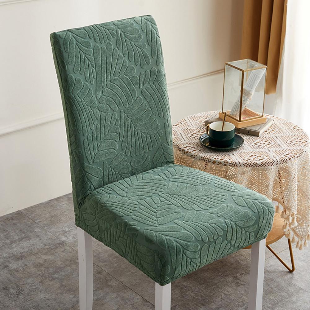 Elastic Chair Covers Set with Backrest Universal Stretch Dining Chair Slipcovers for Home Simple All Season Use